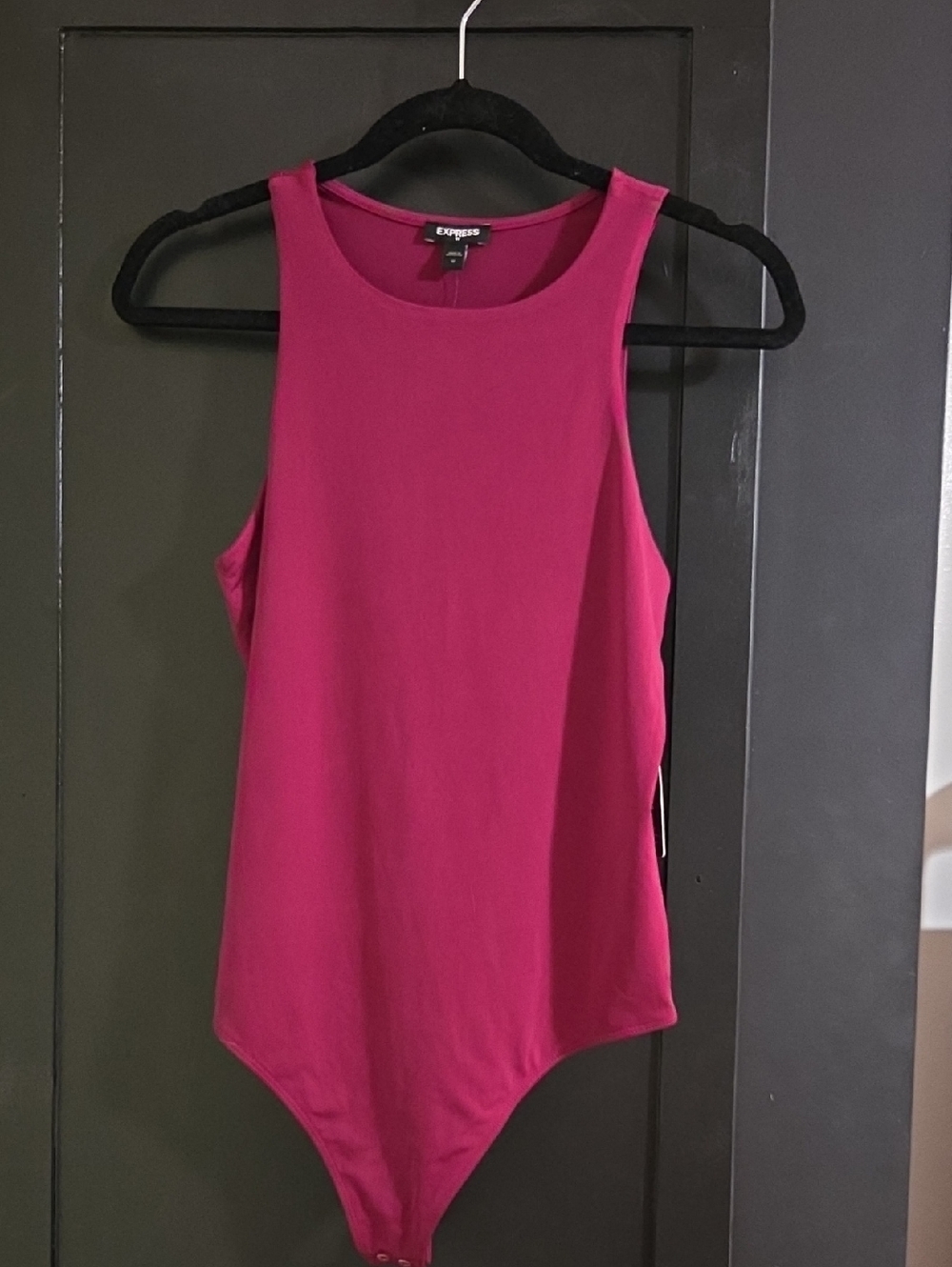Express Plum High Neck Bodysuit
